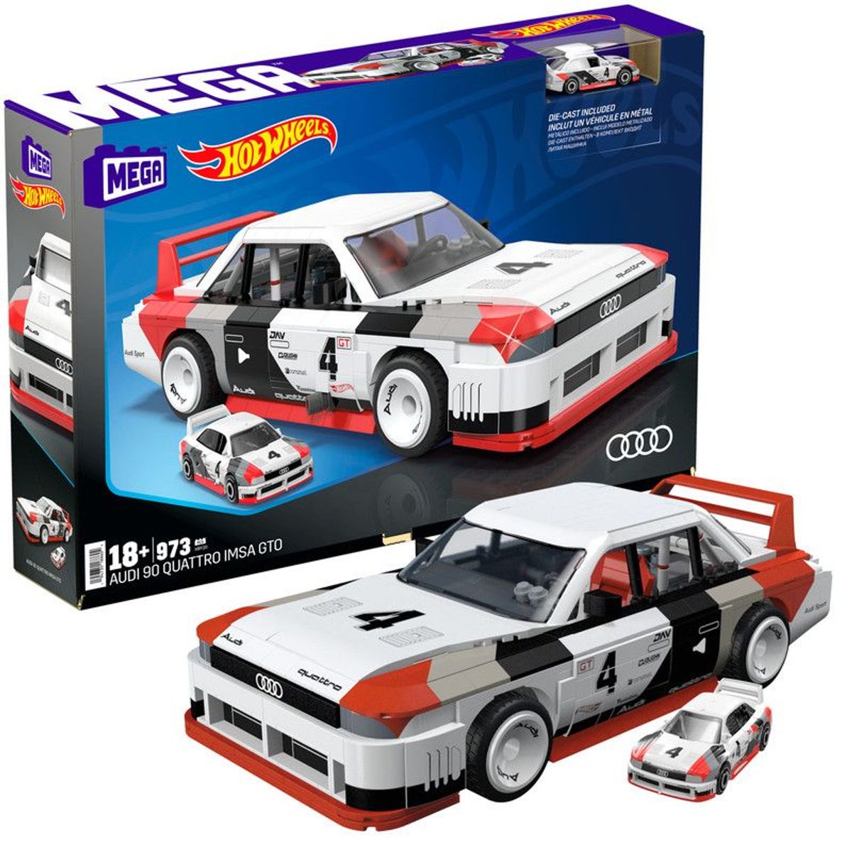 MEGA - Mega Hot Wheels Audi 90 Quattro Imsa Gto