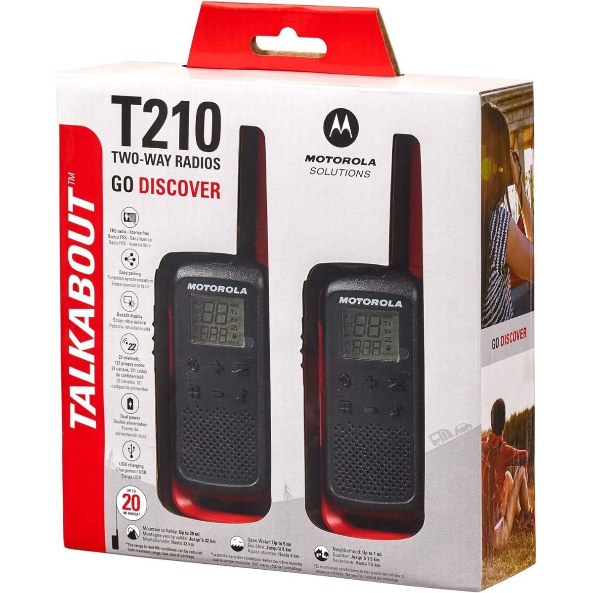 GENERICO - Radios Motorola Talkabout T210 Hasta 32kms