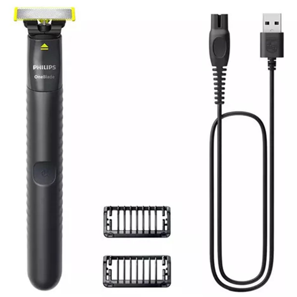 PHILIPS - Afeitadora Philips One Blade Barba A raz Patillas Seco o Humedo