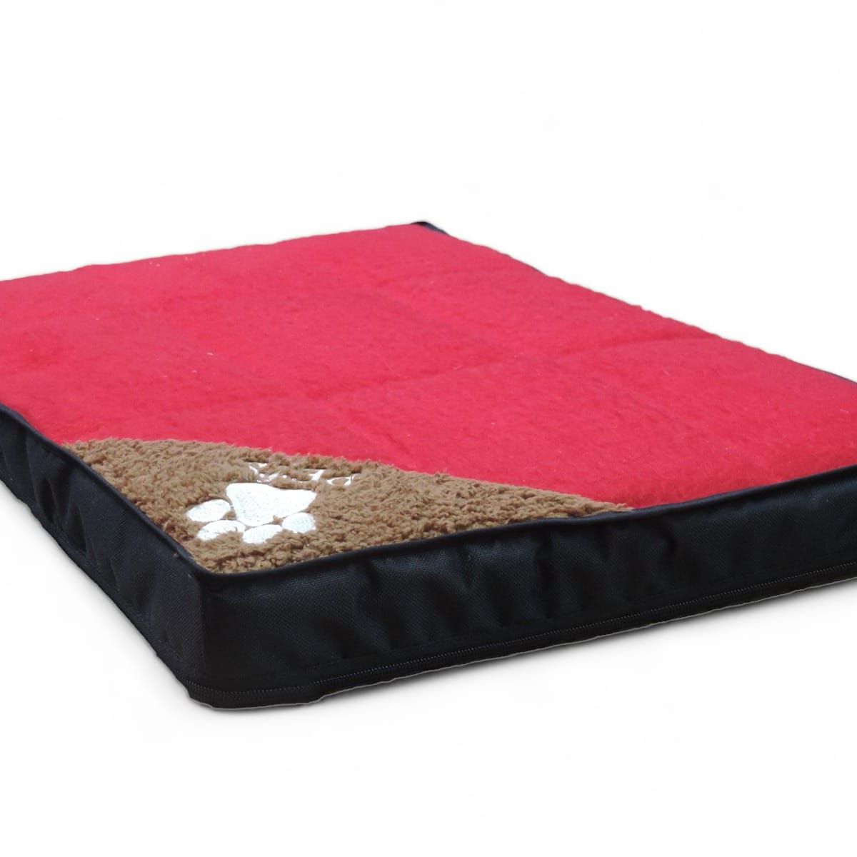 GENERICO - Colchoneta Para Perros 90 x 62 x 5 cm color Rojo