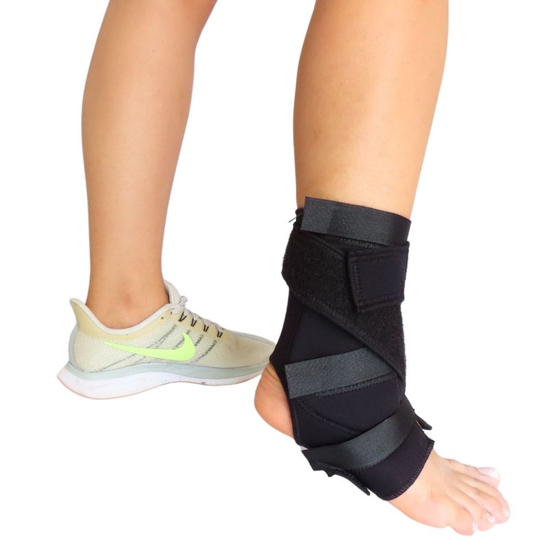 GENERICO - Tobillera con Placas Maleolares  Traumasur - negro