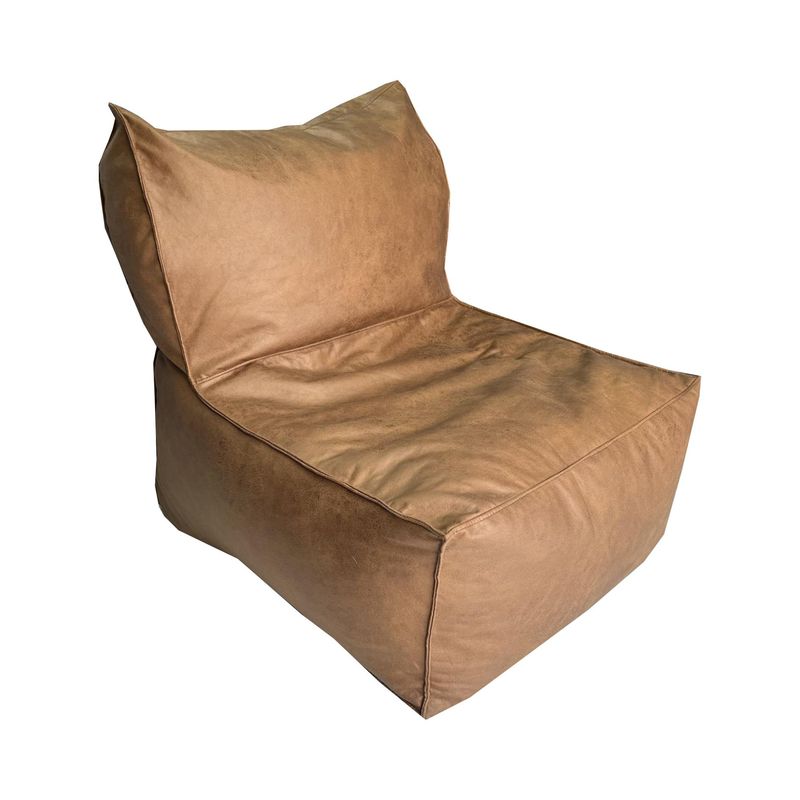 DORMIPUFF - Puff Silla Eco-Cuero  impermeable Elegante