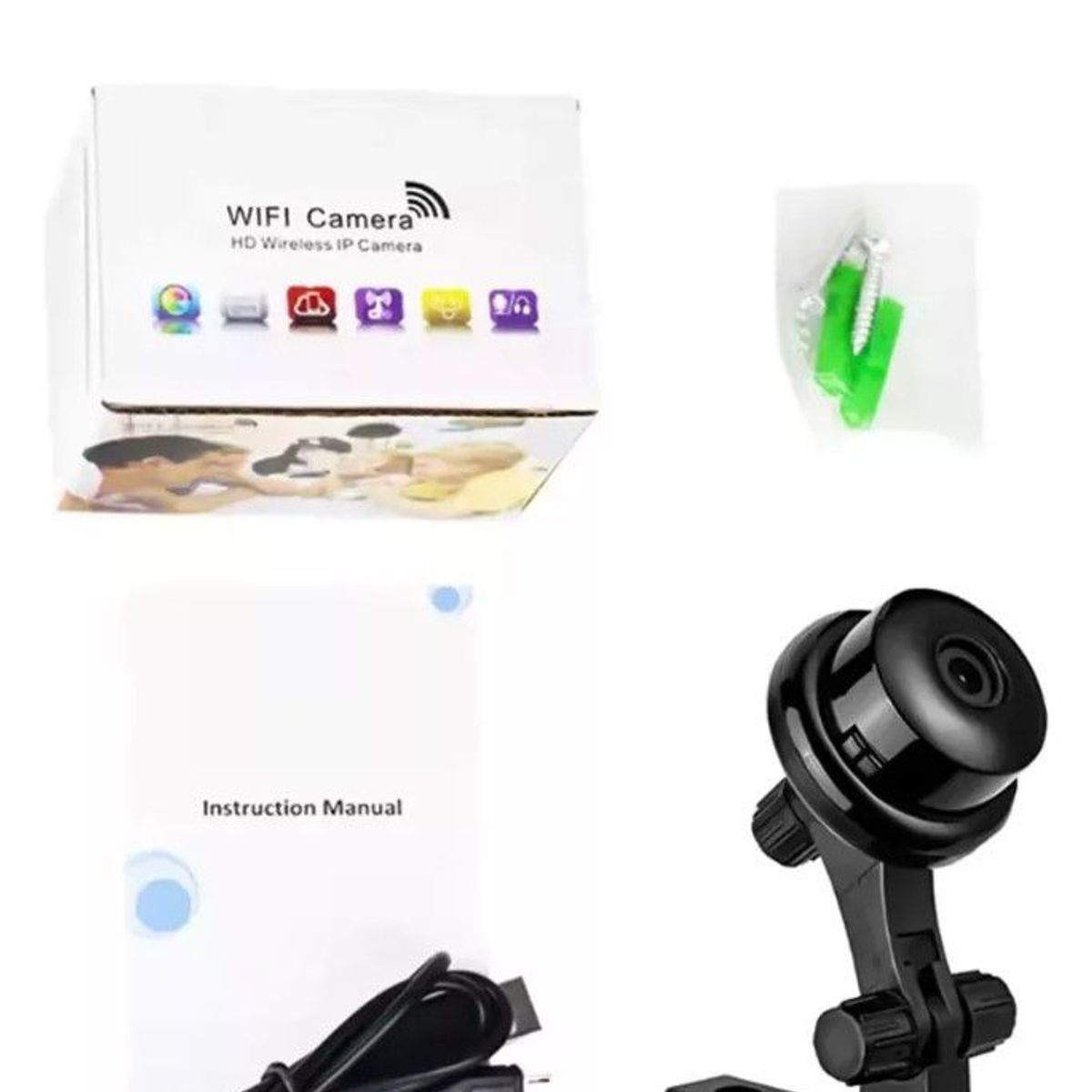 GENERICO - Mini Cámara Ip X1 Wifi V380 Videocámara Sensor Movimiento