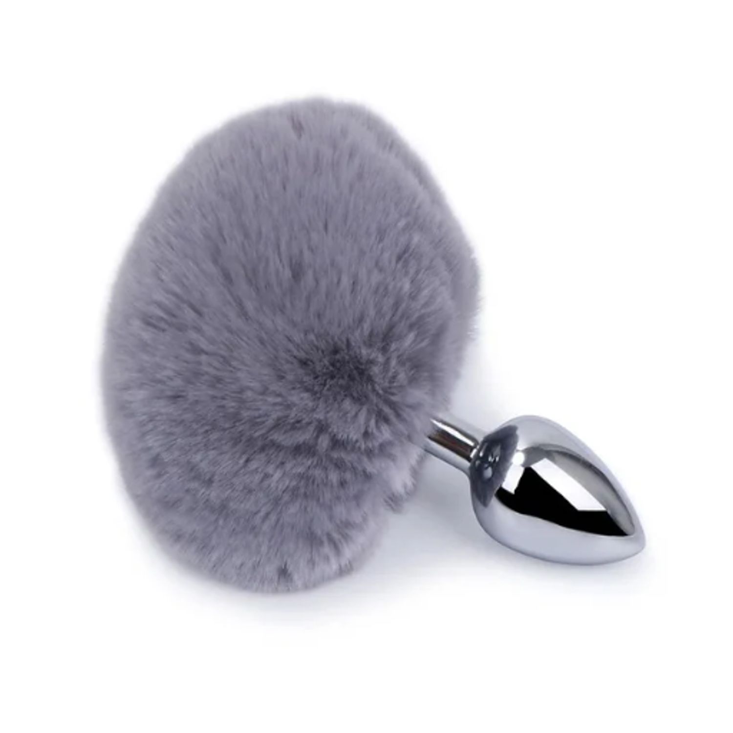 plug anal de conejo Plug Anal Metálico Cola de Conejo talla S – Secretos.com main image 0