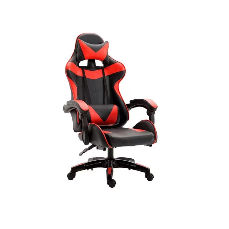 GENERICO - Silla Gamer Escritorio Ergonomica Giratoria Ajustable Cuero