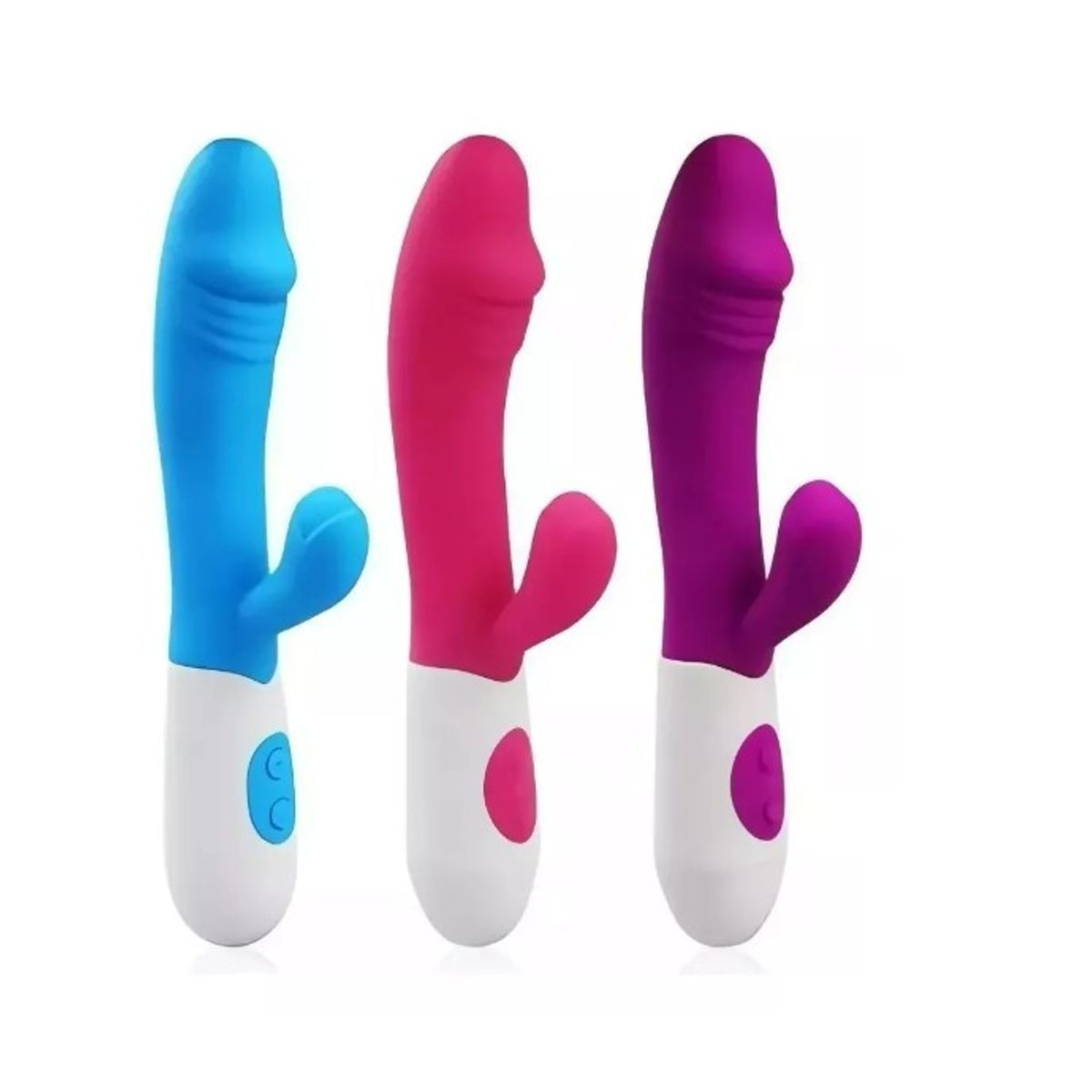 GENERICO - Vibrador conejo doble estimulación - Recargable USB Morado