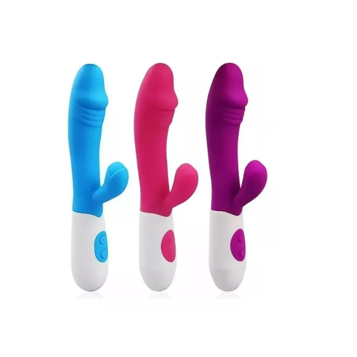 GENERICO - Vibrador conejo doble estimulación - Recargable USB Morado