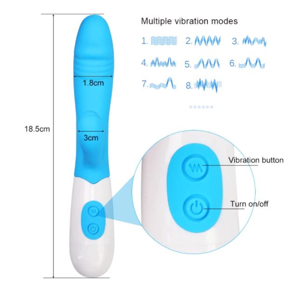 GENERICO - Vibrador conejo doble estimulación - Recargable USB Morado