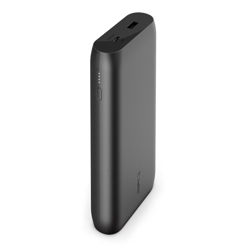 BELKIN - Belkin Batería Externa 20K - Power Bank - USB-A 12w - USB-C PD 30w - Negro