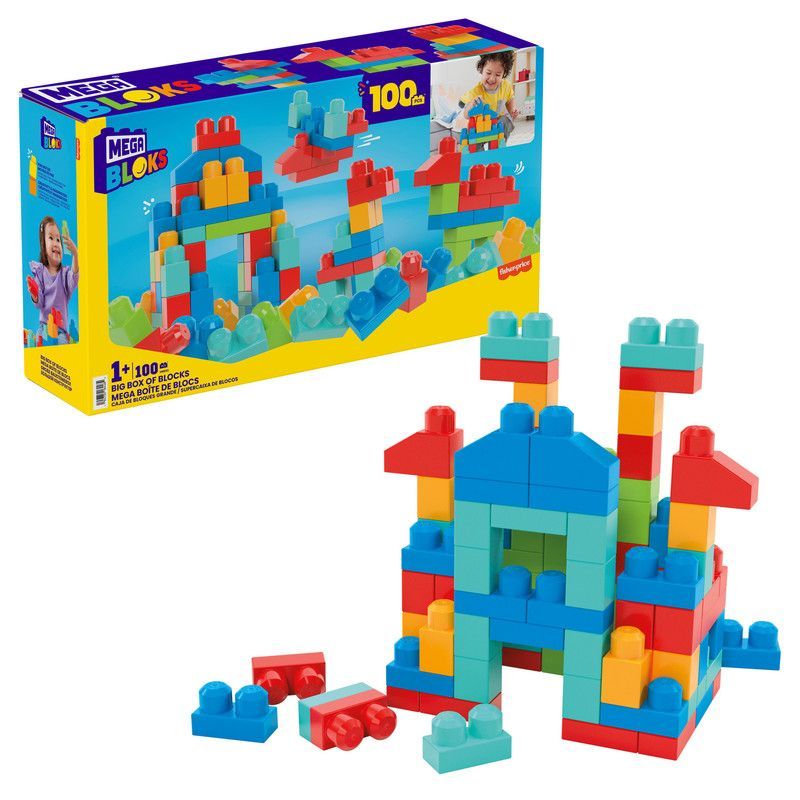 MEGA - Mega Bloks Caja De Bloques 100 Pcs