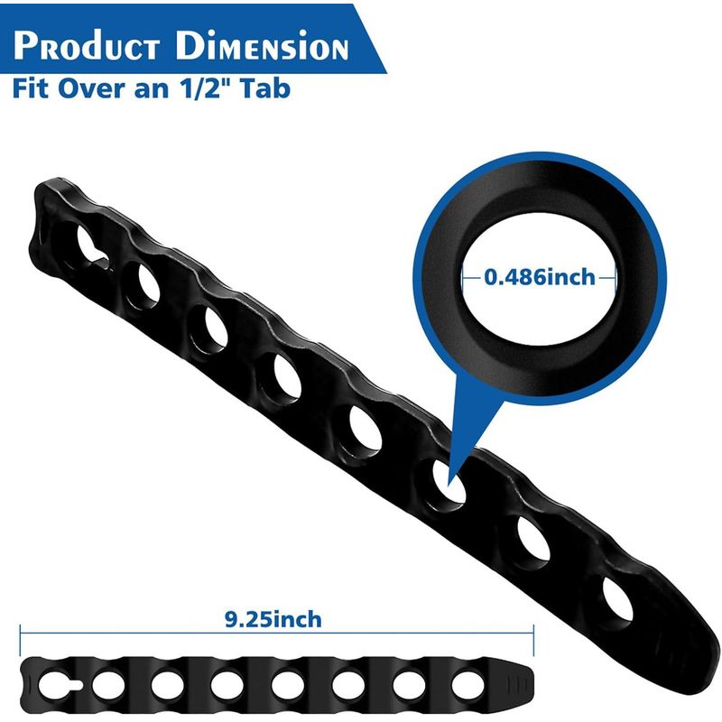 GENERICO - CORREAS PLASTICAS PARA PORTABICICLETAS