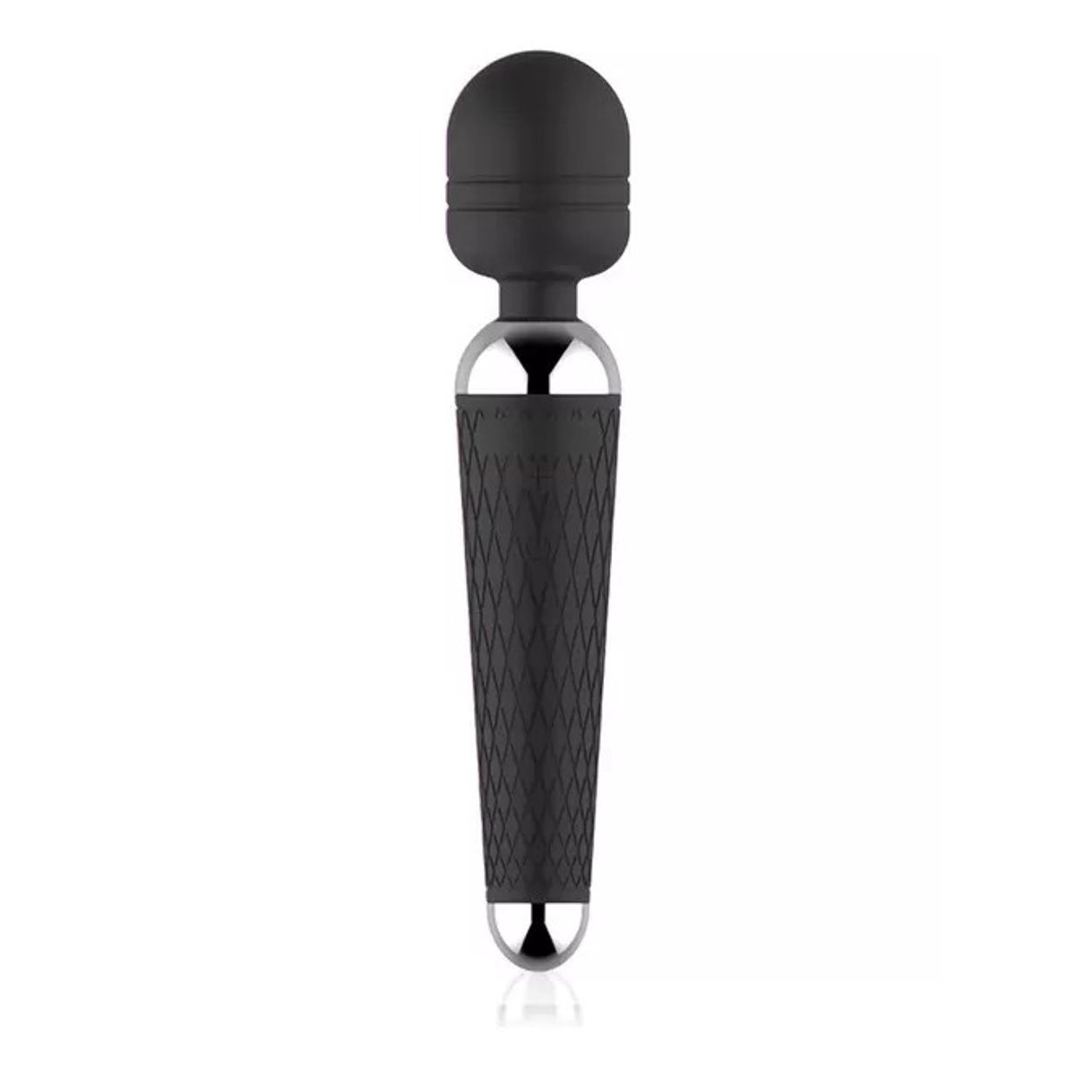 GENERICO - Vibrador Tipo Hitachi 10 Velocidades Recargable USB Negro