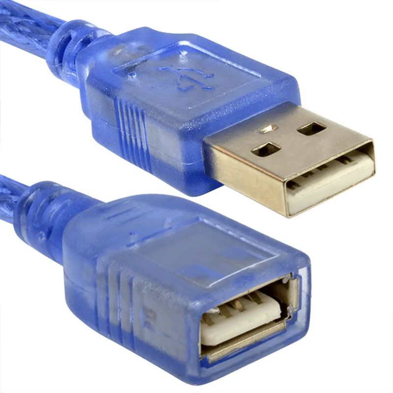 GENERICO - Cable Extensión Usb 2.0 De 1.5mts Macho A Hembra Blindado