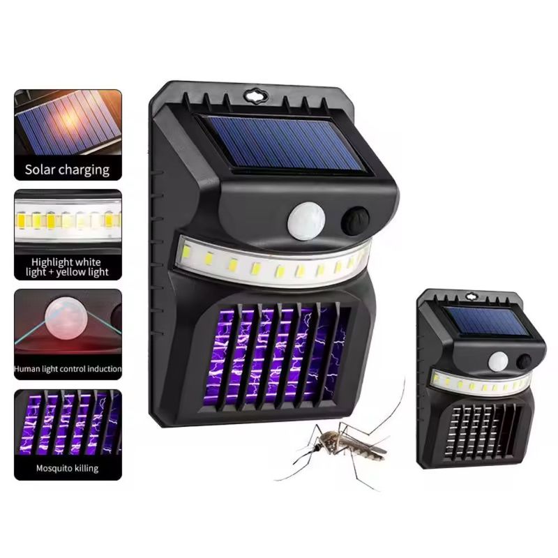 GENERICO - Lampara Led Solar con Efecto Repelente Matazancudos W792