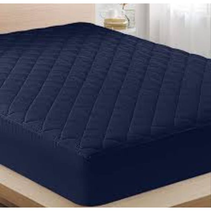 SIRENITAS - Protector de colchón Ajustable acolchonado Cama Sencilla Azul