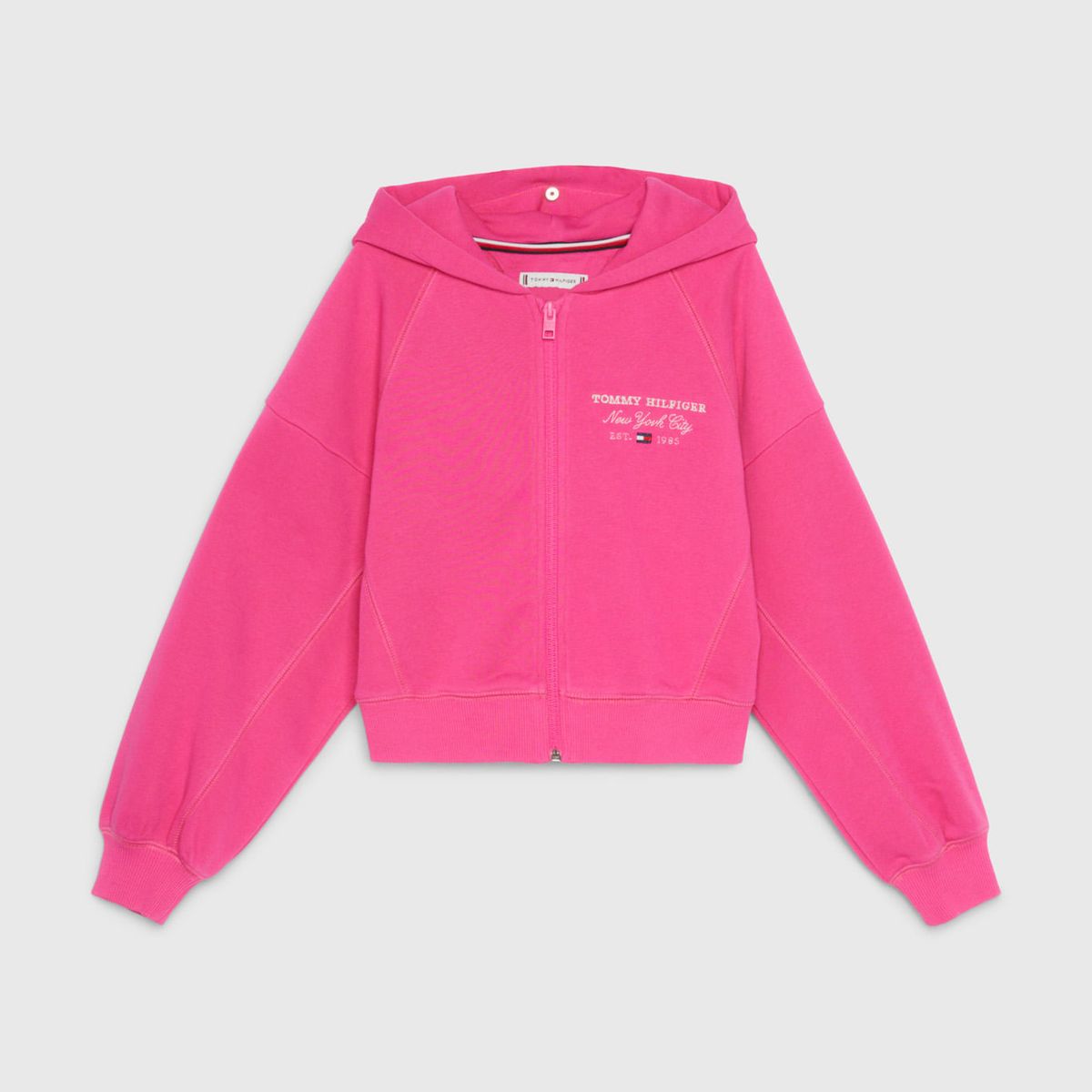 TOMMY HILFIGER - Saco De Niña Con Gorro Y Logo Trasero Tommy Hilfiger