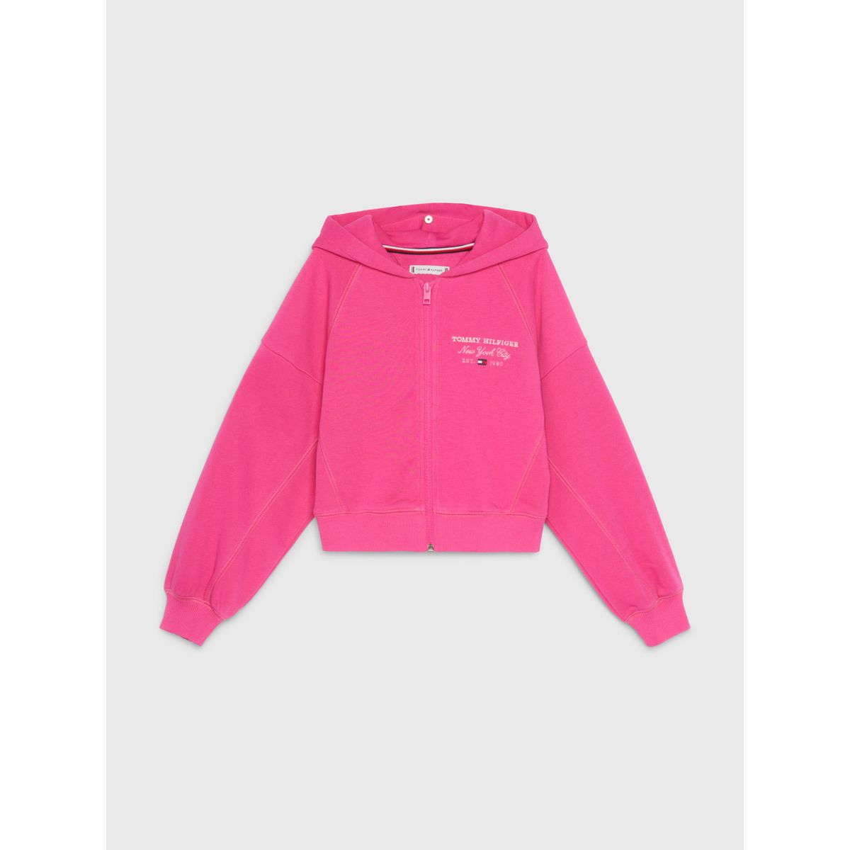 TOMMY HILFIGER - Saco De Niña Con Gorro Y Logo Trasero Tommy Hilfiger