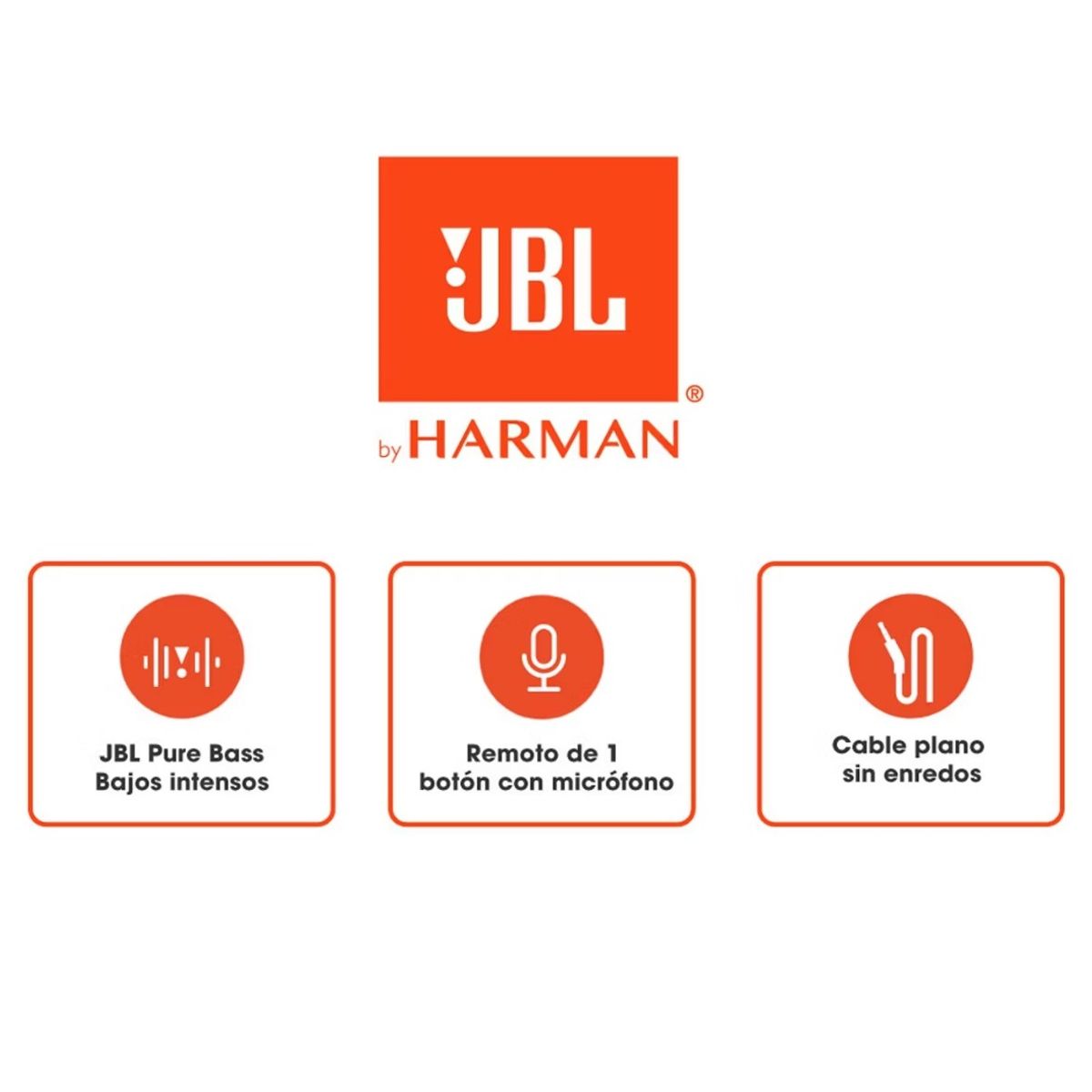 JBL - Audífonos JBL Tune 110 Negros