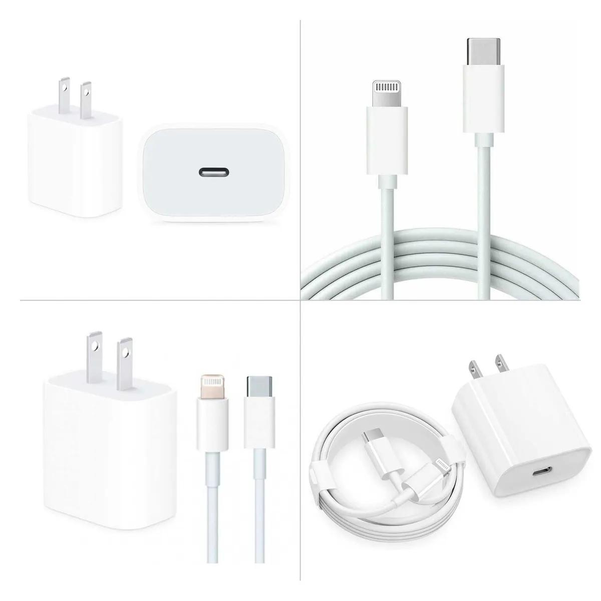 GENERICO - Cargador 20w+cable 1m Usb-c Para iPhone 14 13 12 11 Pro Max IPAD