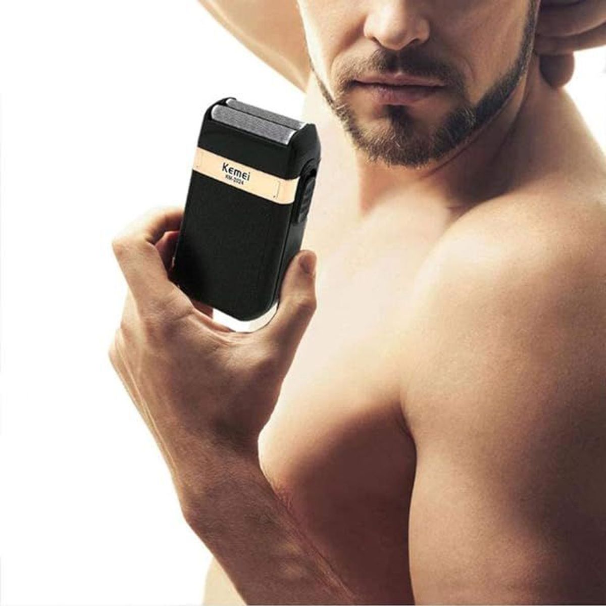 KEMEI - Maquina Afeitadora Barbera Shaver Kemei Km 2024 Inalámbrica