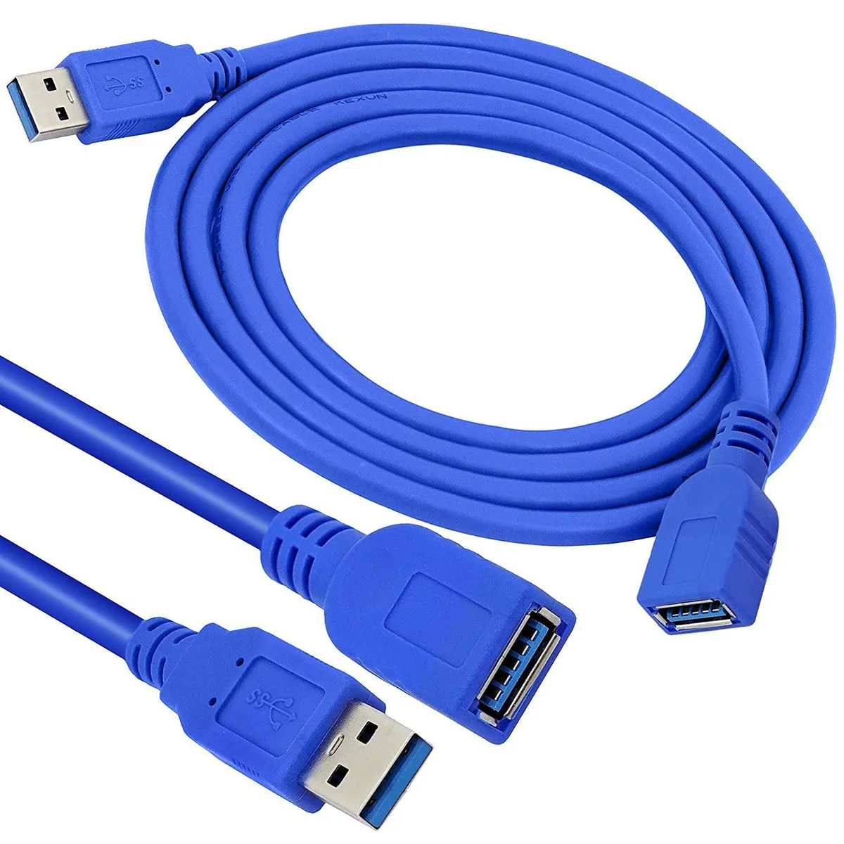 GENERICO - Cable Extensión Usb 3.0 Macho A Hembra De 3 Metros 5 Gbps