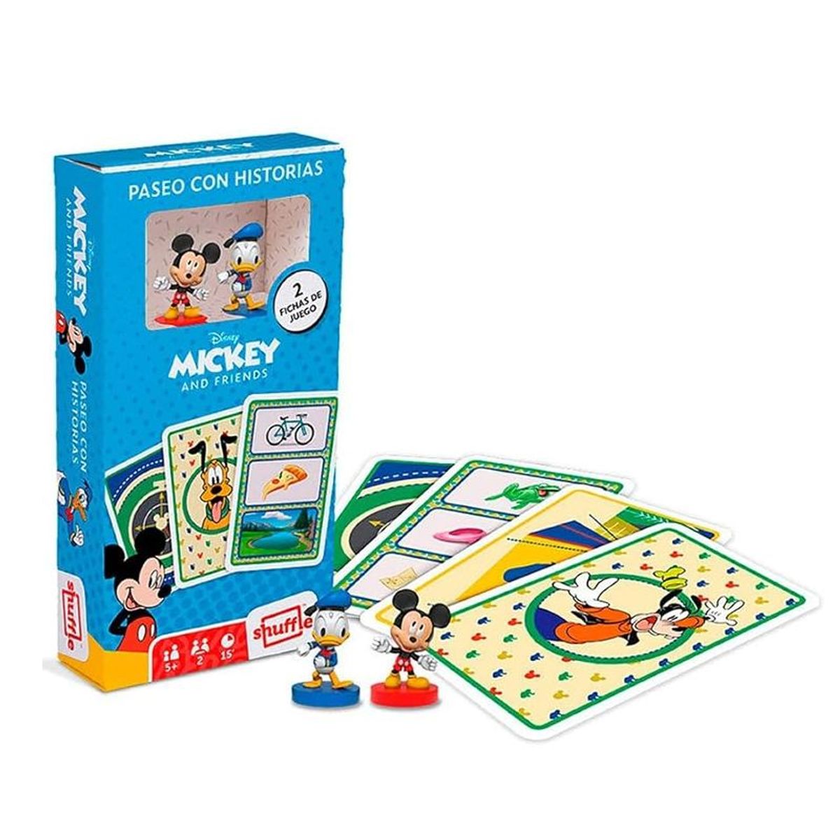 BICYCLE - JUEGO DE CARTAS PASEO CON HISTORIAS MICKEY Y SUS AMIGOS SHUFFLE