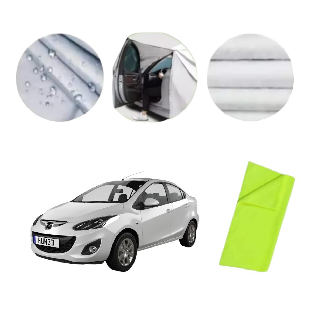 GENERICO - Pijama Forro Para Mazda 2 sedan Cobertor Premium