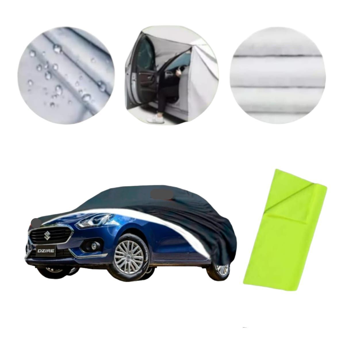 GENERICO - Pijama Forro Carro Suzuki Dzire Cobertor Premium