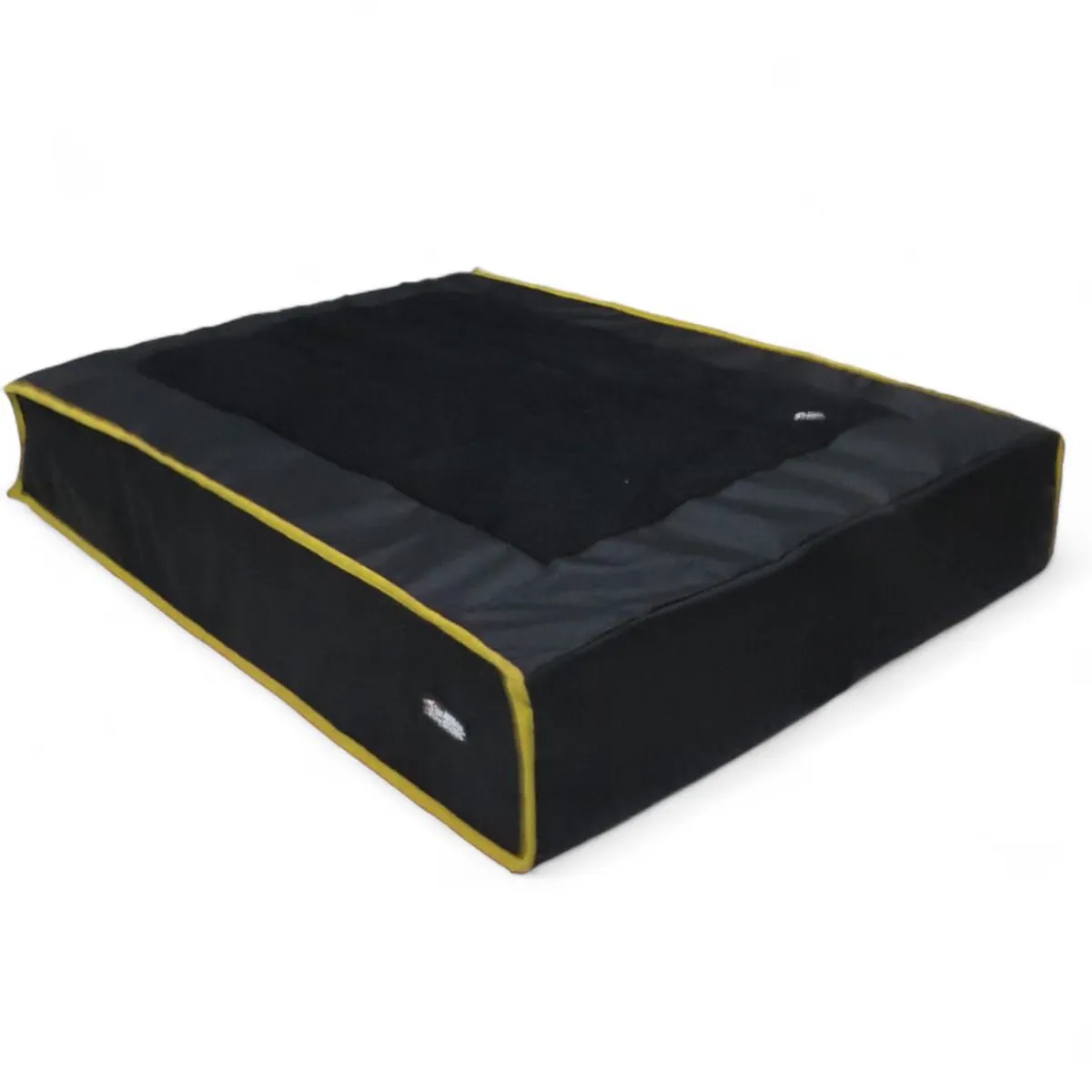 GENERICO - Colchoneta Para Perros 120 x 100 x 15 cm Borde Amarillo