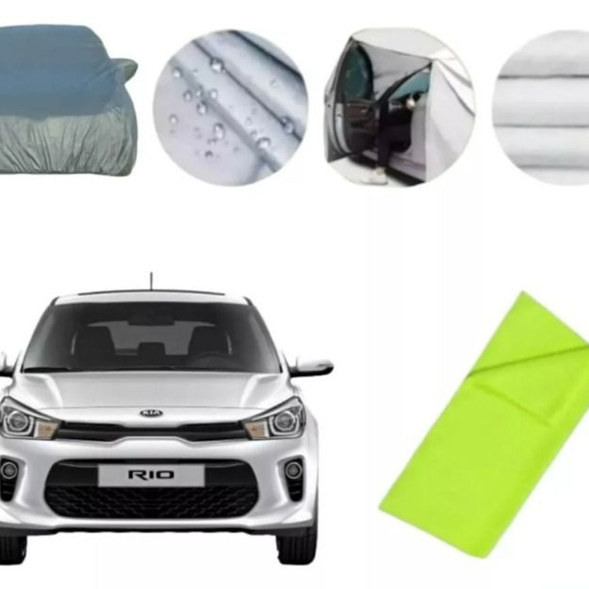 GENERICO - Pijama Para Carro Kia Rio Sedan Cobertor- Premium