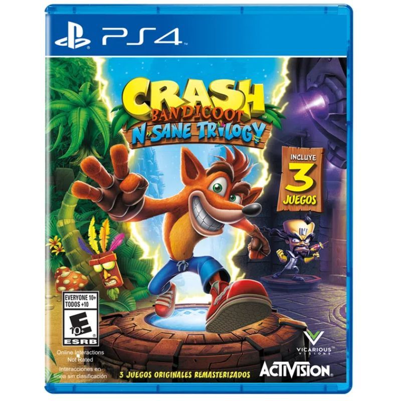 PLAYSTATION - Crash Bandicoot N Sane Trilogy PS4 Juego PlayStation 4