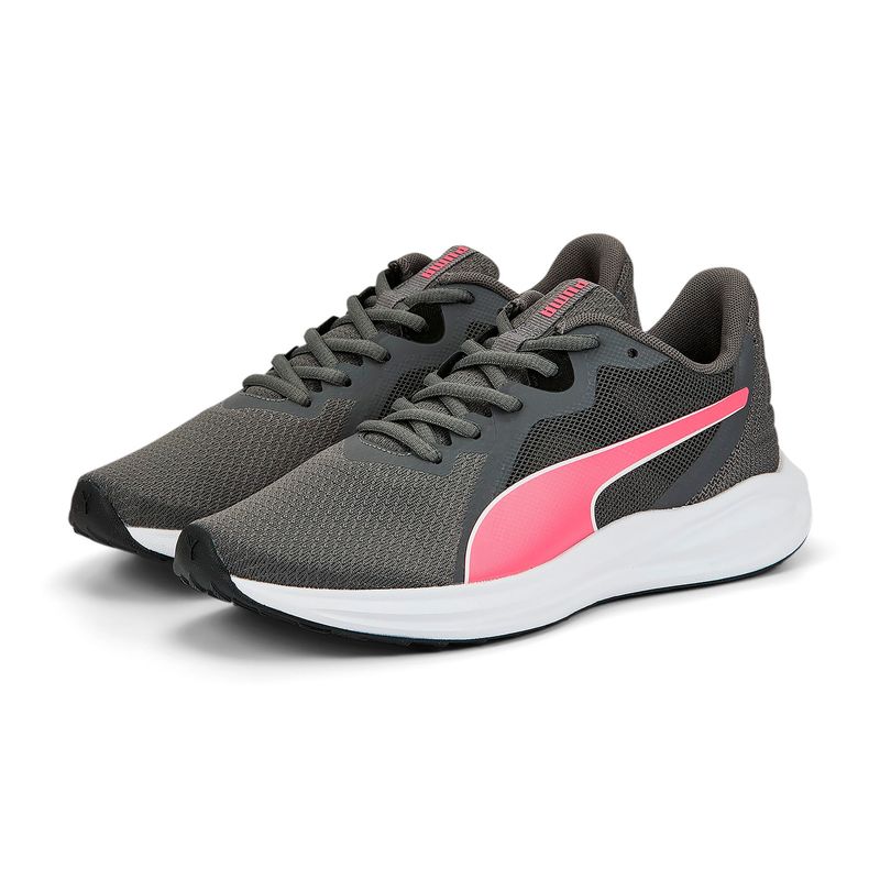 PUMA - Tenis Puma para Niño Twitch Runner Gris
