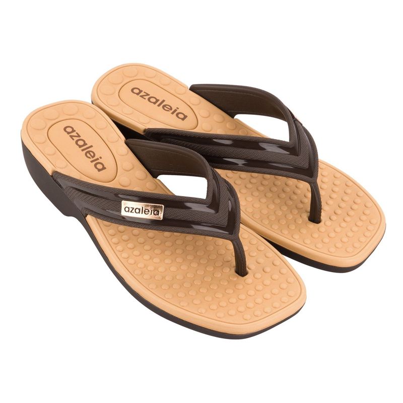 AZALEIA - SANDALIAS MUJER MARRÓN AZALEIA LOLA COMFY SHAPE TAM