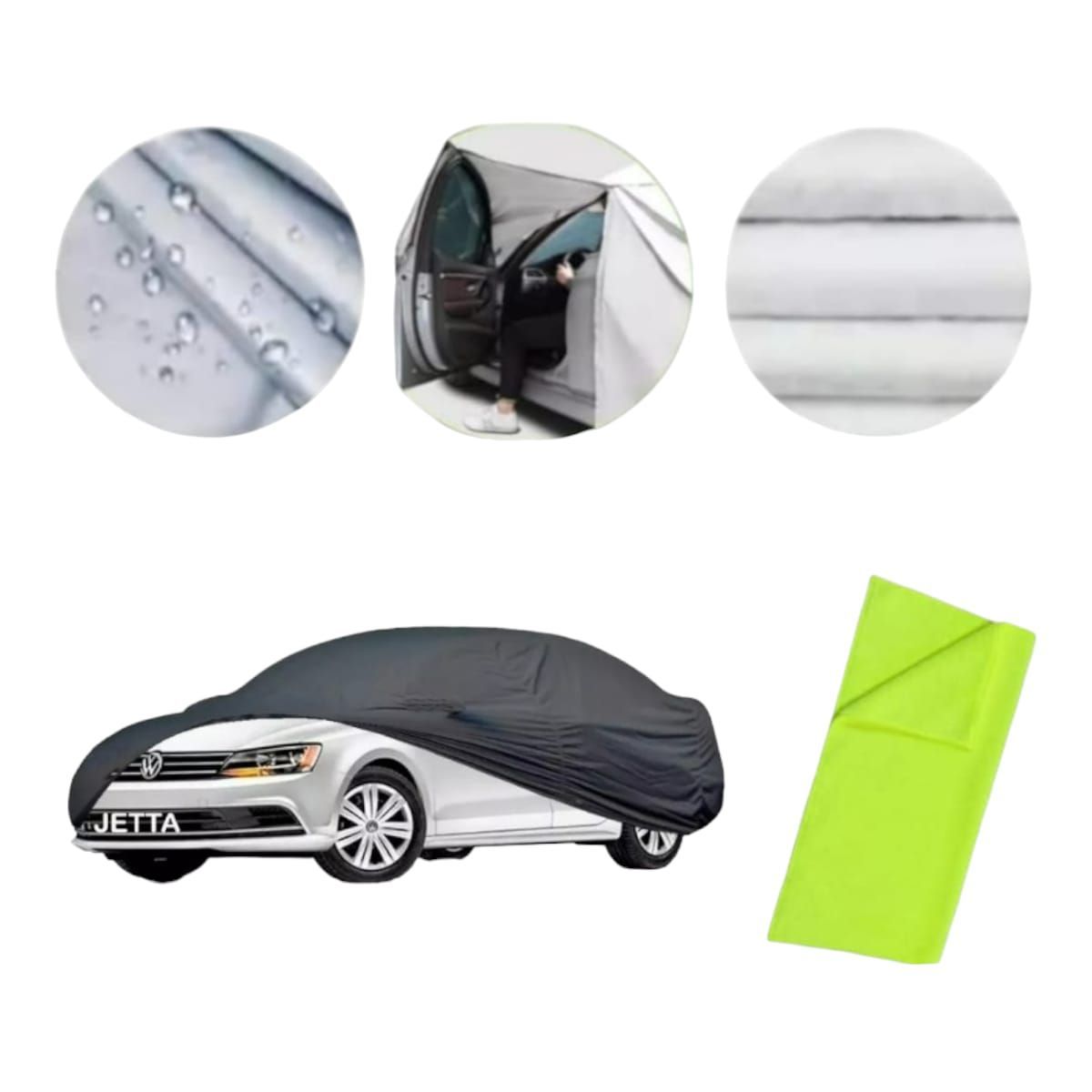 GENERICO - Pijama Cobertor Forro Para Carro Volkswagen Jetta