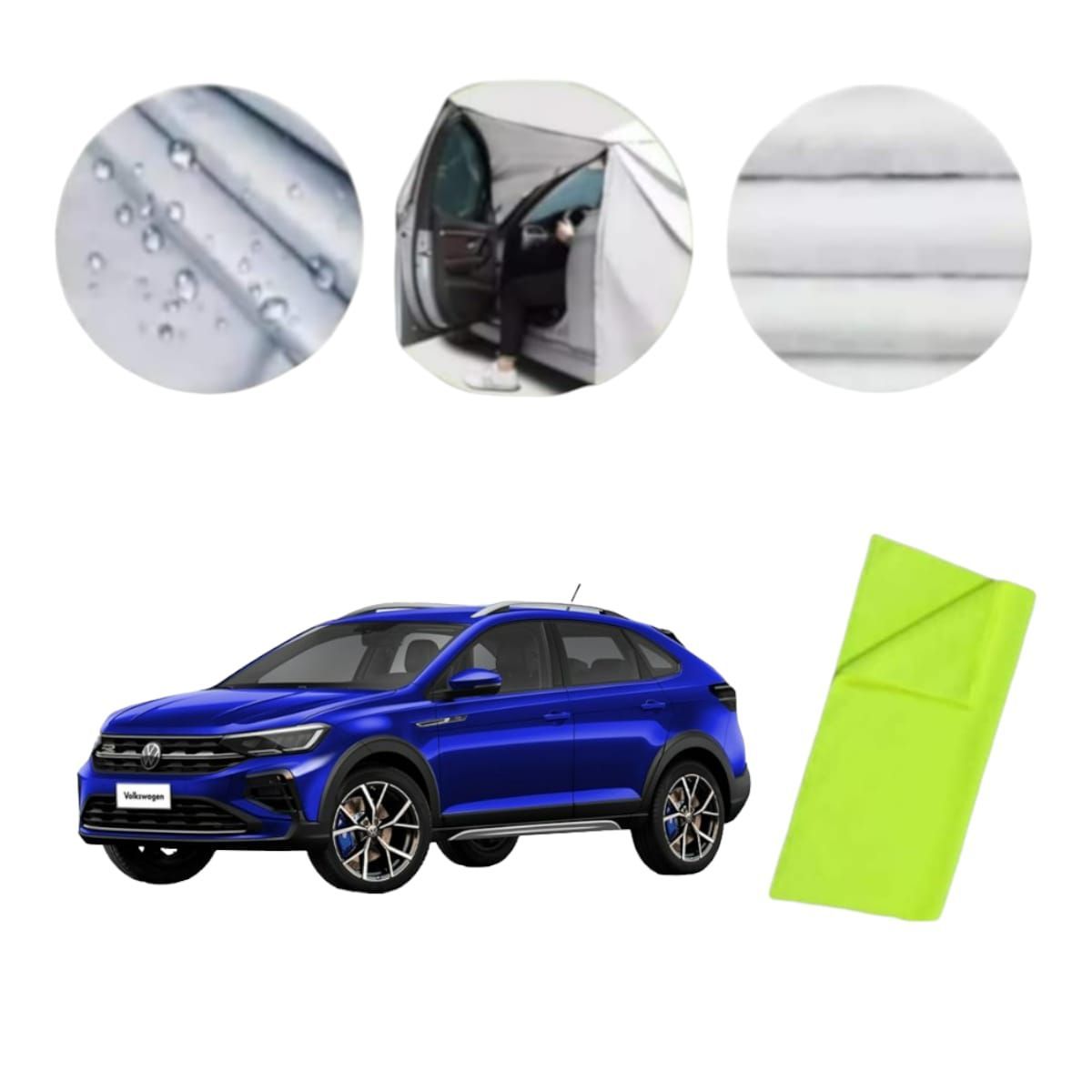 GENERICO - Pijama Forro Carro Volkswagen Nivus Cobertor Premium