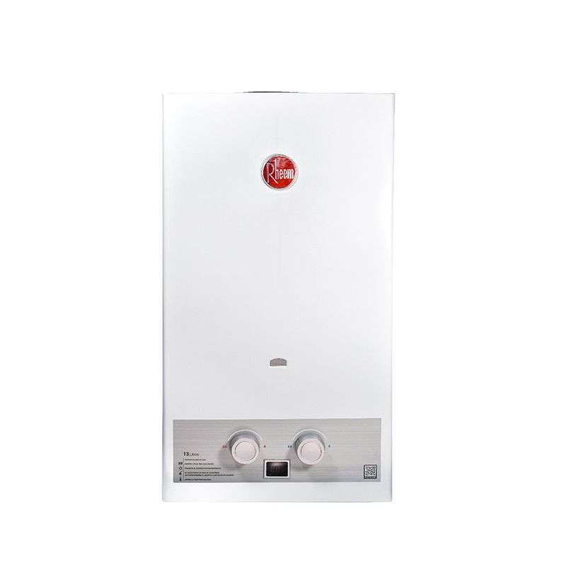 RHEEM - Calentador De Agua 13lt Gas Propano Tiro Natural Rheem