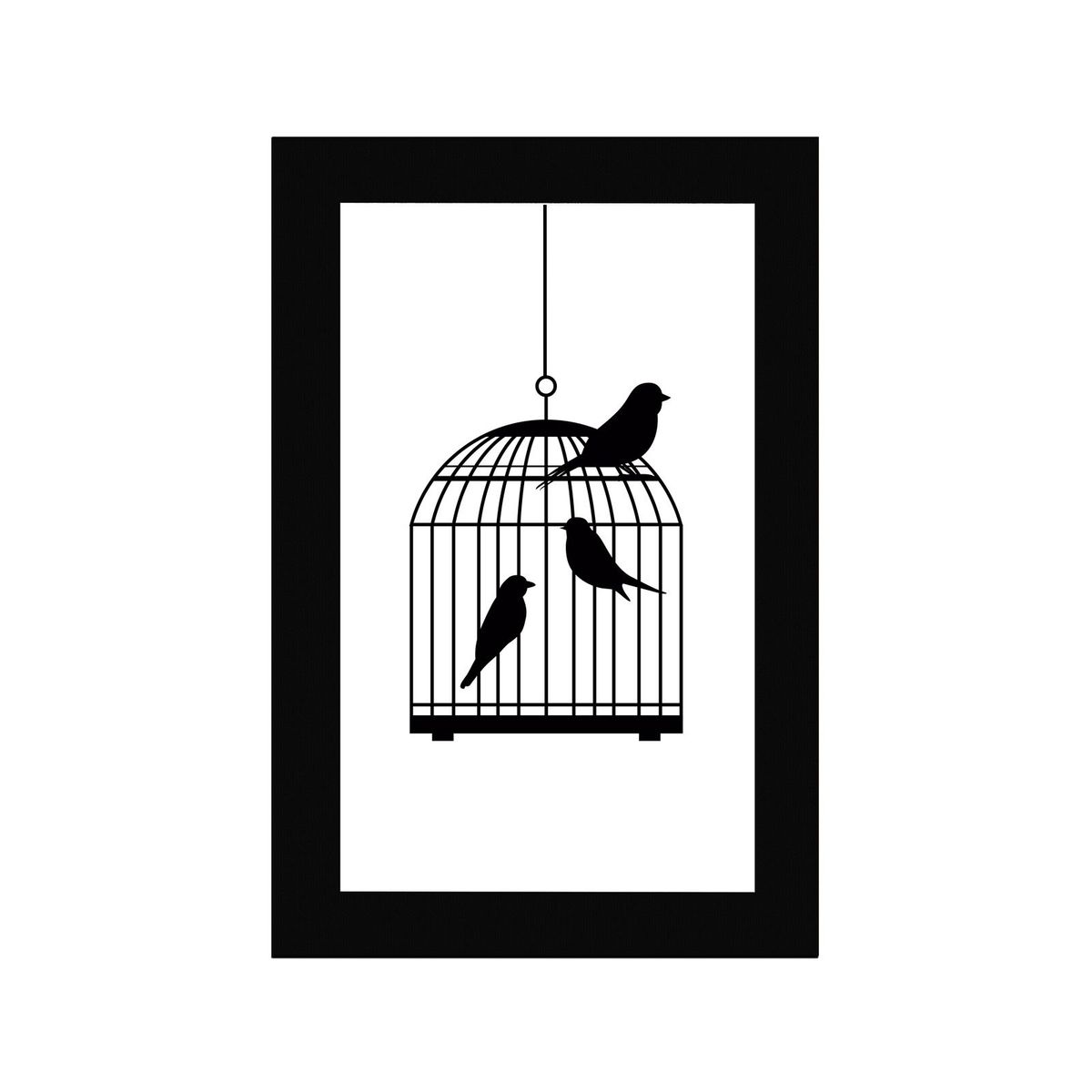 ART INDUSTRY - Cuadro 60x40 Cms Decorativo Birds2