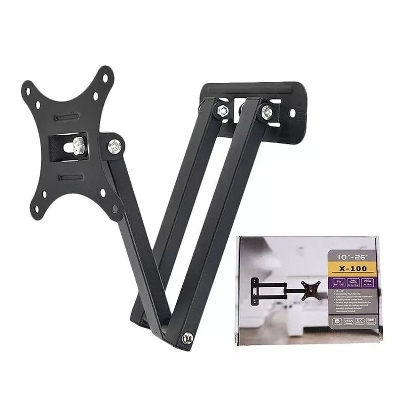 GENERICO - Soporte Base De Tv Monitor De 10-26 Pulgadas De Brazo X-100