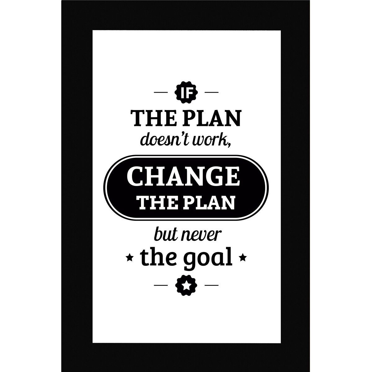 ART INDUSTRY - Cuadro 60x40 Cms Decorativo Plan Change