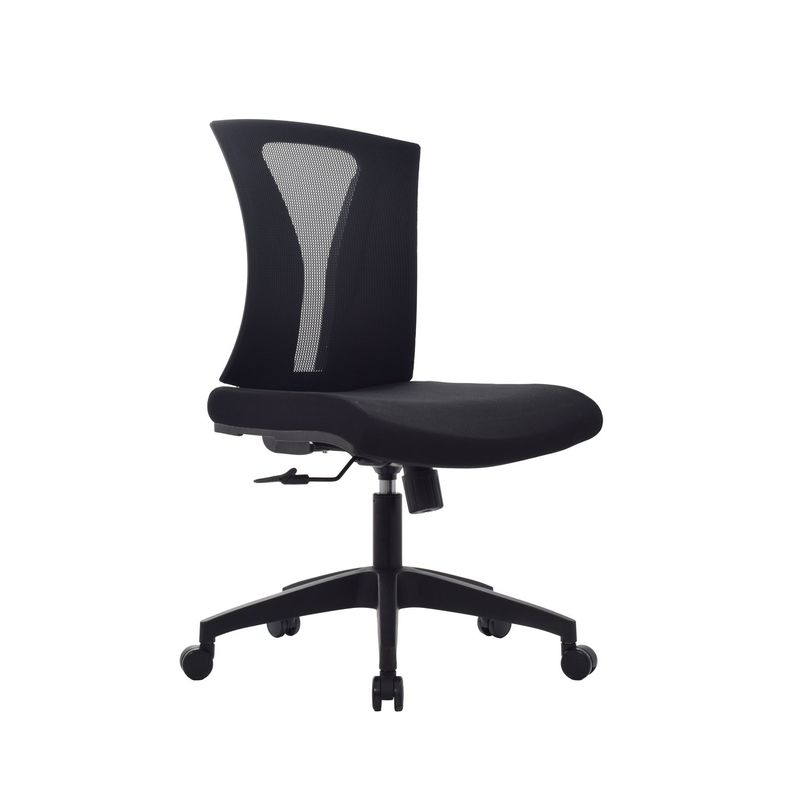 BONNO - Silla de Escritorio Niza SSL Sin brazos Negro Bonno