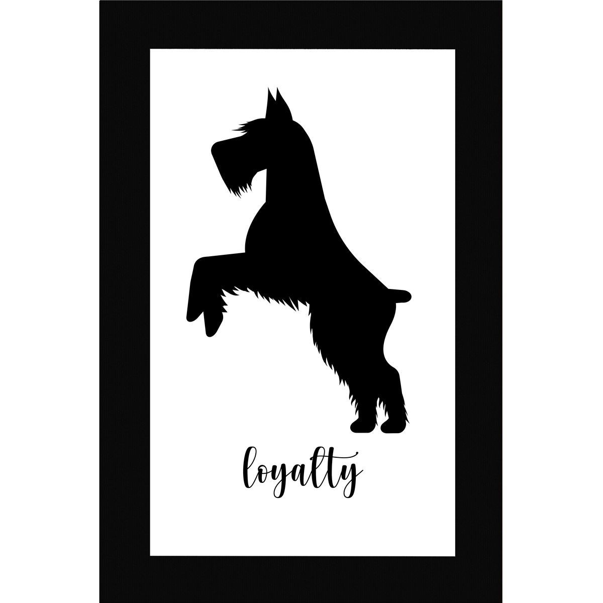 ART INDUSTRY - Cuadro 60x40 Cms Decorativo Loyaltyperro