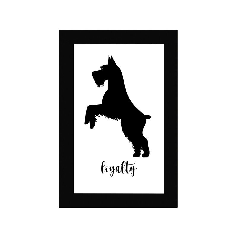 ART INDUSTRY - Cuadro 60x40 Cms Decorativo Loyaltyperro