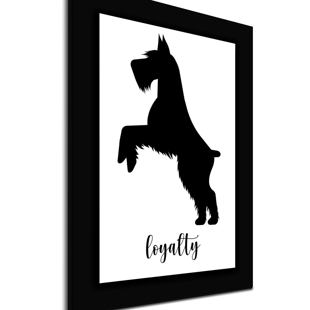 ART INDUSTRY - Cuadro 60x40 Cms Decorativo Loyaltyperro