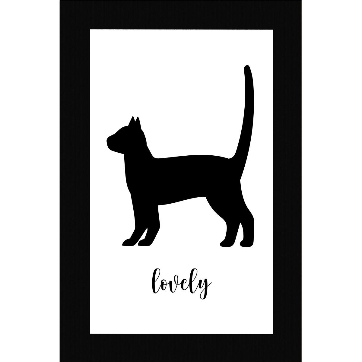 ART INDUSTRY - Cuadro 60x40 Cms Decorativo Lovelygato