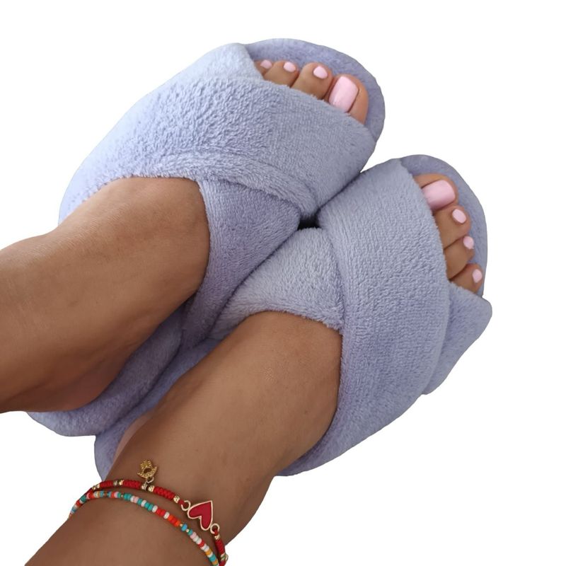 GENERICO - Babuchas - Pantuflas -Sandalias De Descanso - Lila