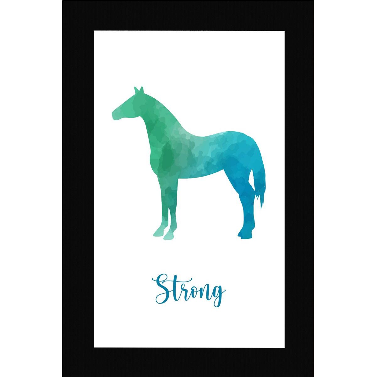 ART INDUSTRY - Cuadro 60x40 Cms Decorativo Strongcaballo
