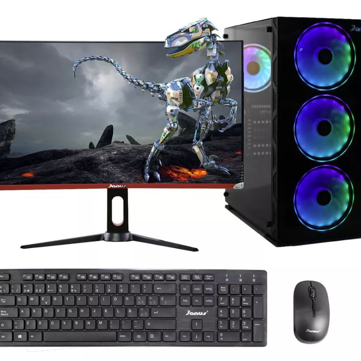 JANUS - Computador Janus Intel CORE I5 12400 16GB DE RAM SSD 512GB MONITOR 24″ FHD IPS