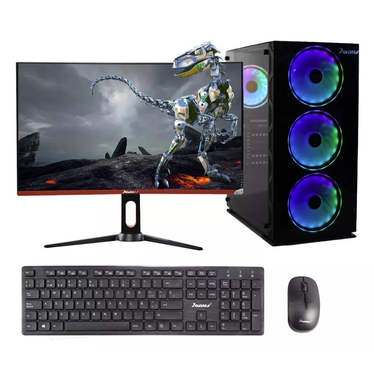 JANUS - Computador Janus Intel CORE I5 12400 16GB DE RAM SSD 512GB MONITOR 24″ FHD IPS