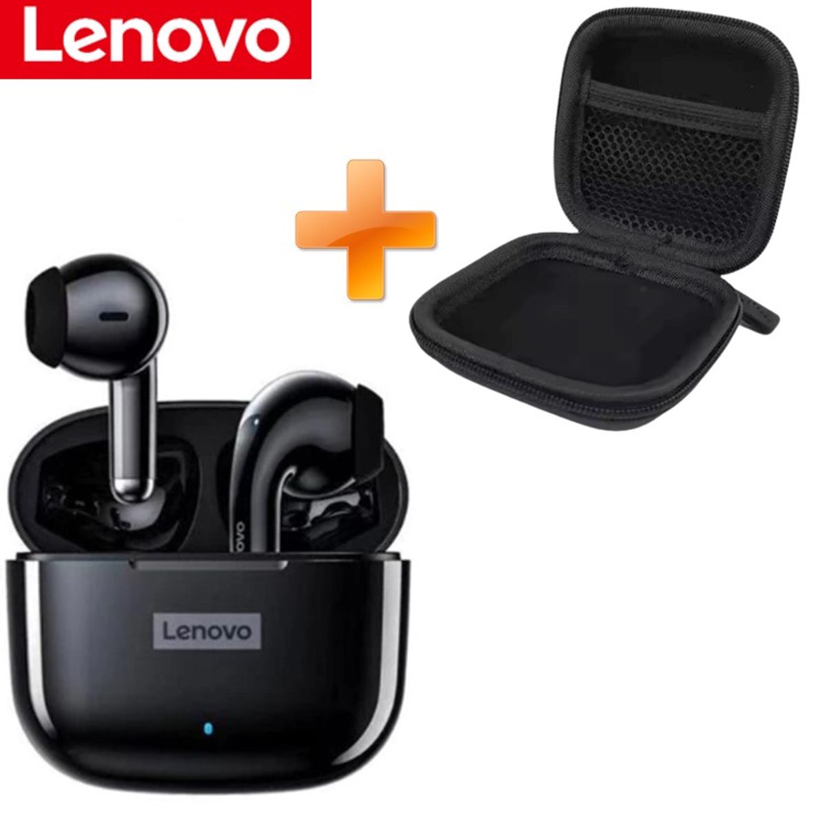 LENOVO - Audífonos Lenovo LP40 Pro Bluetooth 5.3 TWS - Micrófono HD - Baja Latencia - Estuche Gratis