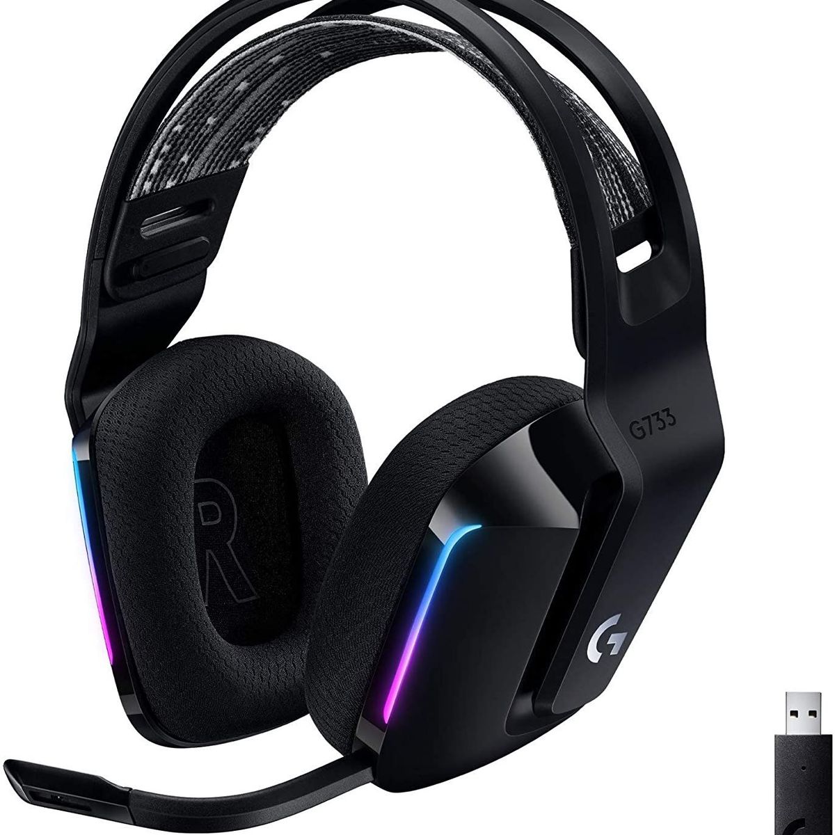 LOGITECH - Audifonos gaming logitech g733 negro inalambricos